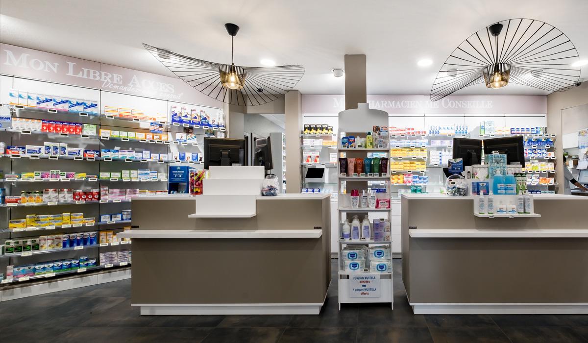 mobilier agencement pharmacie